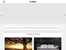 Tablet Screenshot of newhopeli.com